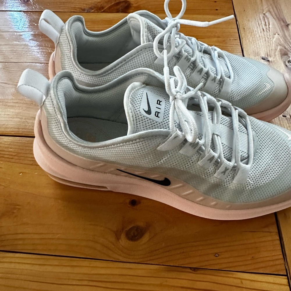 Nike Women's Air White and Light Pink Sneakers